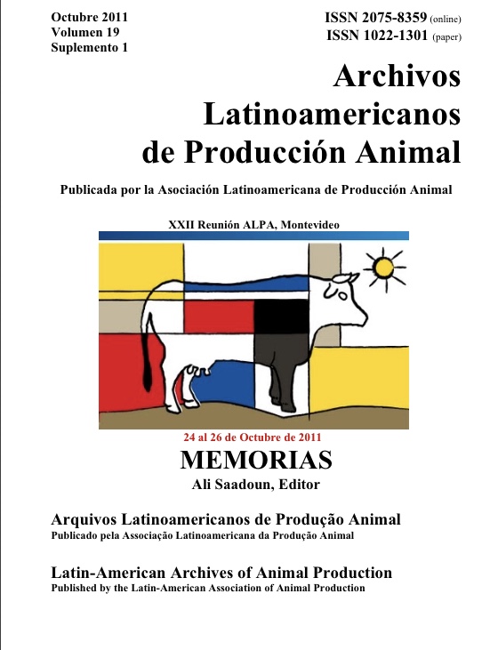 Nutricion | Latin American Archives of Animal Production